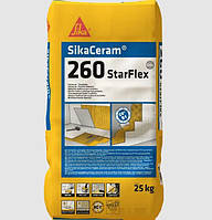 SikaCeram-260 StarFlex C2TES1 Клей для плитки, каменю, мозаїки еластичний білий 25кг
