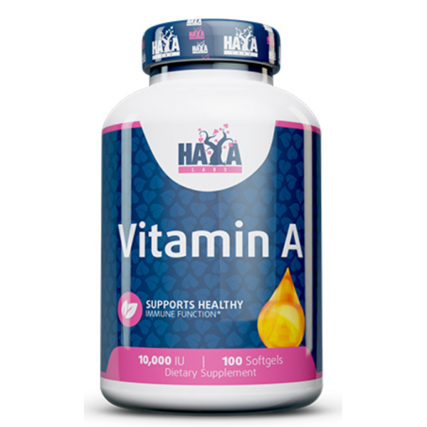 Вітамін А Haya Labs Vitamin A A 10,000 IU 100 Softgels