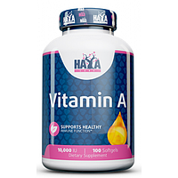 Вітамін А Haya Labs Vitamin A  A 10,000 IU 100 Softgels