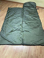 Зимний спальный мешок тактический теплый туристический спальник с чехлом зимний армейский ВСУ водонепроницаем