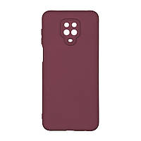 Чехол Silicone Cover Full Camera (A) для Xiaomi Redmi Note 9s / Note 9 Pro / Note 9 Pro Max Цвет 42.Maroon h