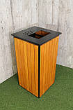 Дерев'яна урна для сміття "Афелія" 50 л., фото 3