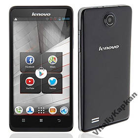 Чохол для Lenovo A766, A656 накладка на бампер протиударний чорний