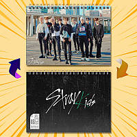 Скетчбук А5 48 л. 150 гр.м² K-Pop Group Stray Kids 005