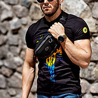 M-Tac футболка тактична Месник Black/Yellow/Blue, фото 5