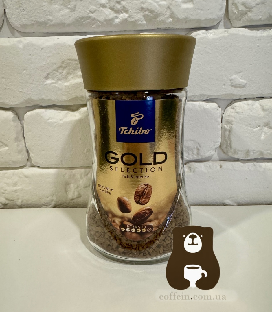 Кава Tchibo Gold Selection розчинна 100 грам