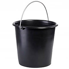 Відро пластмасове садово-городнє 10 л чорне Леміра