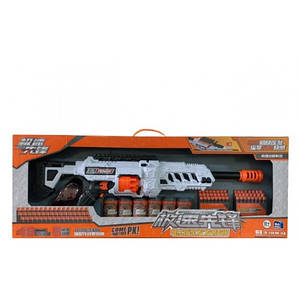 Бластер іграшковий дитячий (м'які кулі, на батарейку, з мішенями) BH502