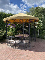 Пошив (замена старых) тентов на беседки из непромокаемой тентовой ткани 3