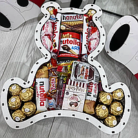 Подарочный бокс мишка Тедди со сладостями от Ferrero Nutella Harry Potter