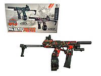 Пистолет игрушечный детский (орбизы, очередь/одиночные, лазерный прицел, на аккумуляторе) F917-4 MP17