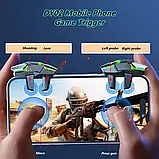 Тригери DY02 версія без макросу для гри на мобільному телефоні курки кнопки для гри в 6 пальців на смартфоні, фото 2