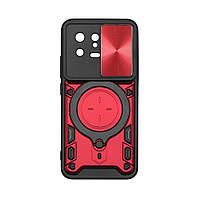 Чехол TPU+PC CamCap Armor with Ring для Xiaomi 13 Цвет Red p