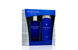 Подарунковий набір чоловічої парфумерії та косметики Instituto Espanol Poseidon Blue Hombre, 2 продукти