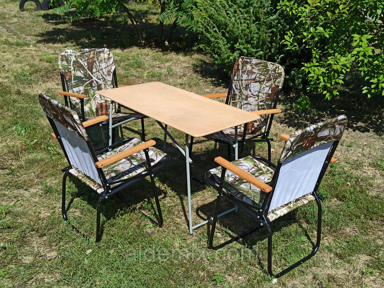 Стіл для кемпінгу Крісло для пікніка набір кемпінгових меблів "Патріот ФМ+4к" туристичні меблі купити