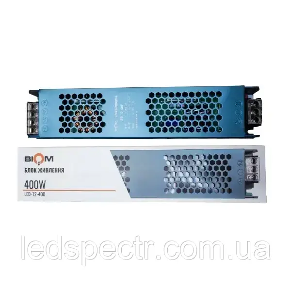 Блок живлення BIOM DC12 400W 33А LED-12-400, фото 1