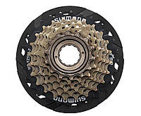 Вільнобіг Shimano 7шв, Tourney MF-TZ500, 14-28Т, захист спиць