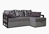 Диван кутовий Венеція (Єврософ/Eurosof) 205х150х95(сп.150х195)см, фото 9