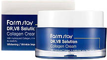Крем для обличчя антивіковий із колагеном FarmStay Dr-V8 Solution Caviar Cream50 мл