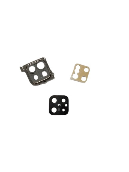 Скло камери для Samsung A226 Galaxy A22 5G з рамкою White, фото 1