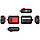 Протиударний чохол HMU для Apple Airpods Pro 2 | чохол + карабін | кнопка-фіксатор | чорний/зелений, фото 4