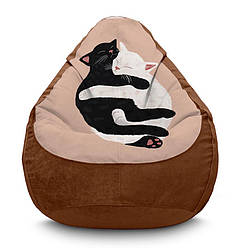 Крісло мішок «Коти. Ніжність» Флок