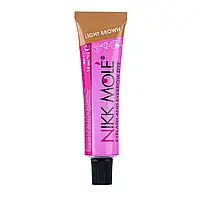 Краска для бровей и ресниц NIKK MOLE Light Brown, 15 мл