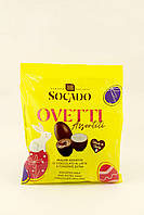Шоколадні яйця праліне асорті Socado Ovetti Gusti Assortiti 110 г Італія