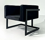 Крісло ЛОФТ Престон + м'які, водонепроникні, комфортні, зі знімними чохлами подушки для офісу, дому, дачі, фото 3