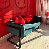 Диван ЛОФТ Престон 126 + м'які, водонепроникні, комфортні, з чохлами подушки для офісу, дому, дачі, фото 5