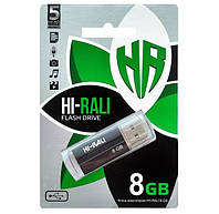 Флеш-накопитель USB Hi-Rali 8GB Corsair series Black (TV)