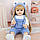 Реалістична лялька Реборн (Reborn) 55 см вініл-сіліконова Олеся в наборі з соскою, пляшкою та  іграшкою, фото 4