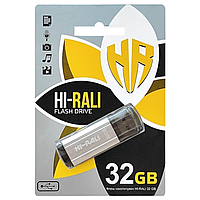 Флеш-накопитель Hi-Rali 32GB Stark series Silver (TV)