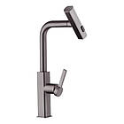 Мийка Kroner Schwarze 6350RHM PVD і змішувач для кухні з висувним виливом Kroner — PVD03918, фото 7