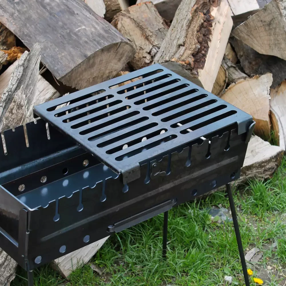 Решітка для мангала-валіза 34.5х30.5 см, фото 1