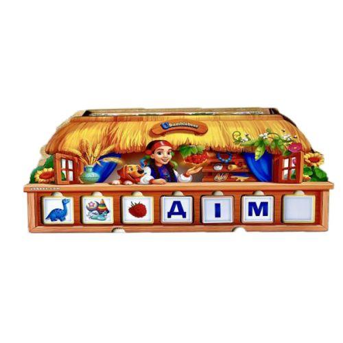 Настільна навчальна гра "Ребус", деревʼяна, фото 1