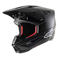 Мотошолом Alpinestars S-M5 Solid Black Matte 2022 S(55-56)