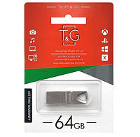 Флеш-накопитель T&G 117 64GB Metal series Silver (TV)