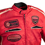 Чоловіча мотокуртка W-TEC Patriot Red - розмір XXL, фото 8