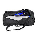 Килимок надувний Airtrack inSPORTline Airstunt 500x100 см сіро-синій, фото 7