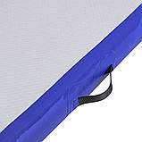 Килимок надувний Airtrack inSPORTline Airstunt 500x100 см сіро-синій, фото 9