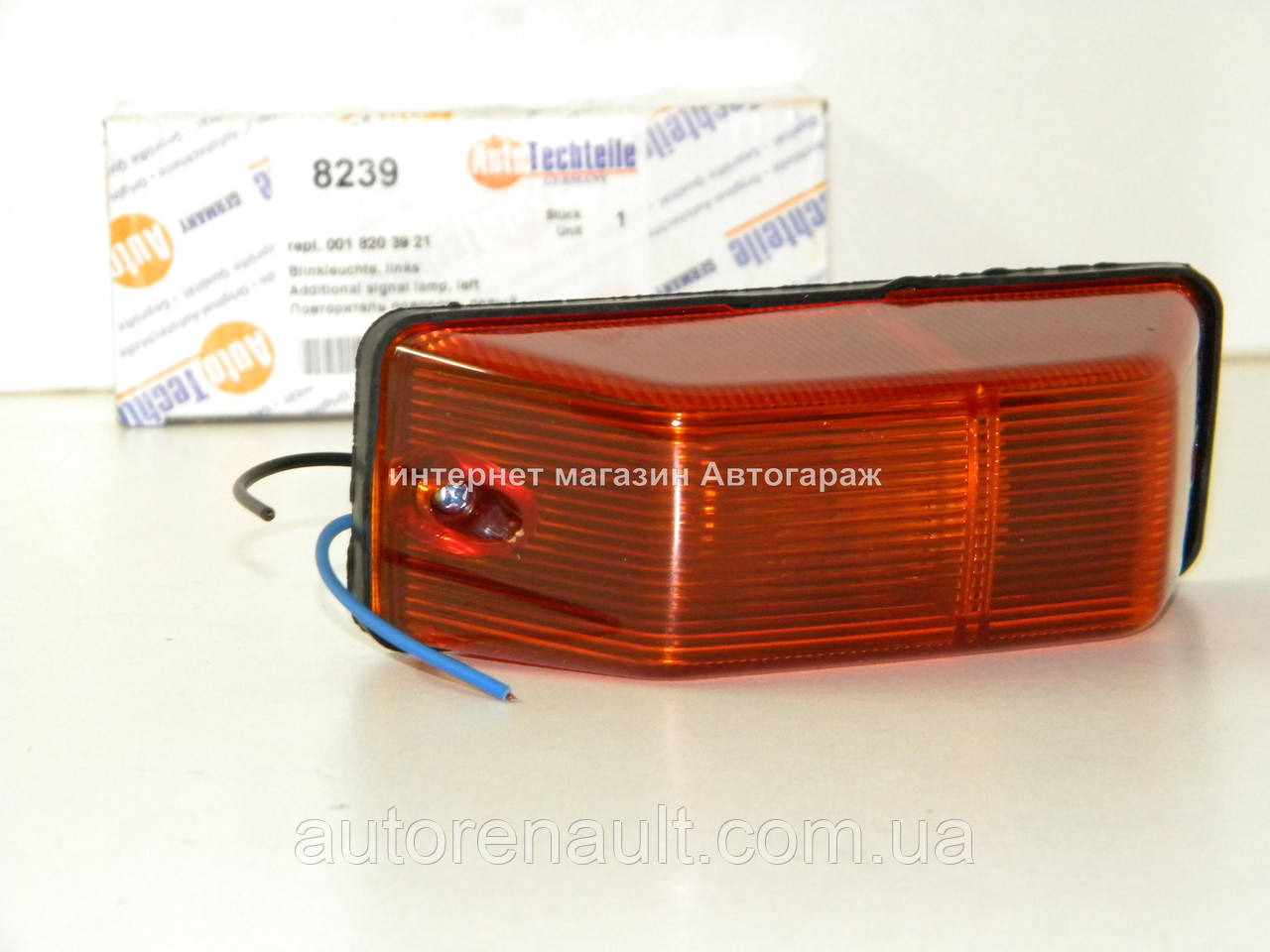 Покажчик повороту на крило жовтий (L+R), на Фольксваген ЛТ 28-46 1996-2006 AUTOTECHTEILE (Німеччина) A8239