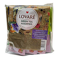 Чай зеленый ассорти Lovare Assorted Green Tea 5 вкусов по 10 пакетиков