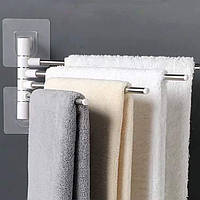 Настенная вешалка для полотенец для ванной 4-Bar Towel Rack