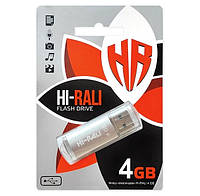 Флешнакопичувач USB Hi-Rali 4GB Rocket series Silver