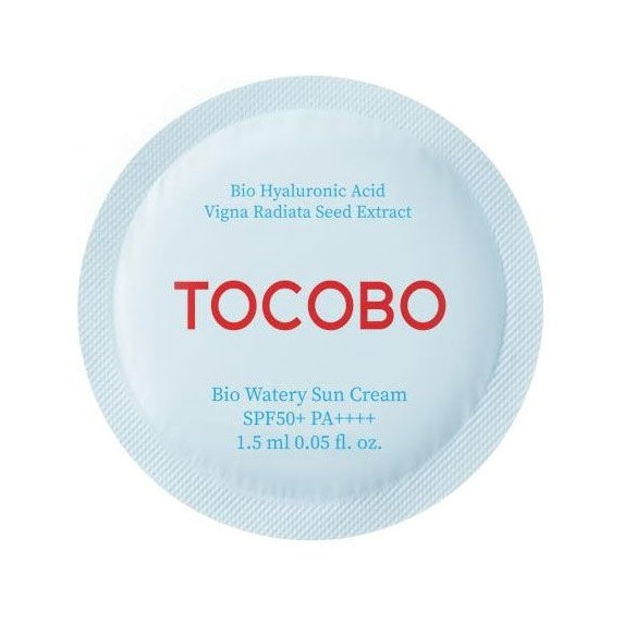 Сонцезахисний крем Tocobo Bio Watery Sun Cream SPF50+ PA++++ пробник 1,5 мл