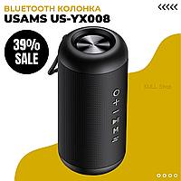 Водонепроницаемая IPx6 портативная Bluetooth-колонка USAMS US-YX008 PORTABLE OUTDOOR WIRELESS SPEAKER 360°