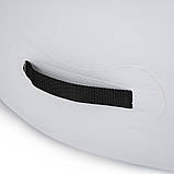 Килимок надувний inSPORTline Airspot 100x20 см, біло-синій, фото 6