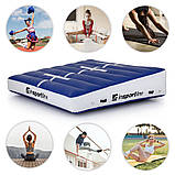 Килимок надувний гімнастичний inSPORTline Airincline 200x200 см, біло-синій, фото 2