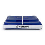 Килимок надувний гімнастичний inSPORTline Airincline 200x200 см, біло-синій, фото 5